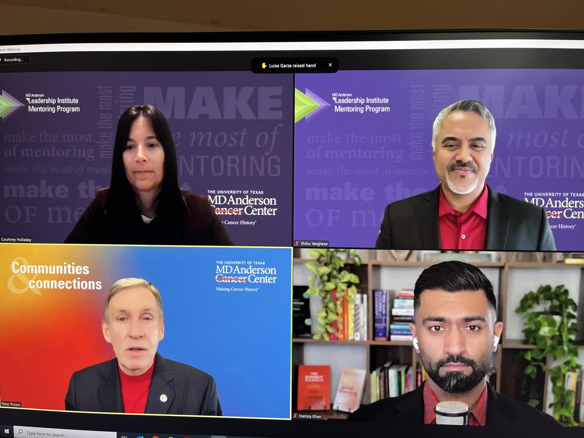 Shibu Varghese (@svarghesechro) on Twitter photo We kicked off Mentoring Month <a href="/MDAndersonNews/">MD Anderson Cancer Center</a>. We started with a global, inspiring, best-selling author <a href="/HamzaK/">Hamza Khan</a>, who connected with our employees on topics of engagement, leadership, and change. We kicked off Mentoring Month <a href="/MDAndersonNews/">MD Anderson Cancer Center</a>. We started with a global, inspiring, best-selling author <a href="/HamzaK/">Hamza Khan</a>, who connected with our employees on topics of engagement, leadership, and change.