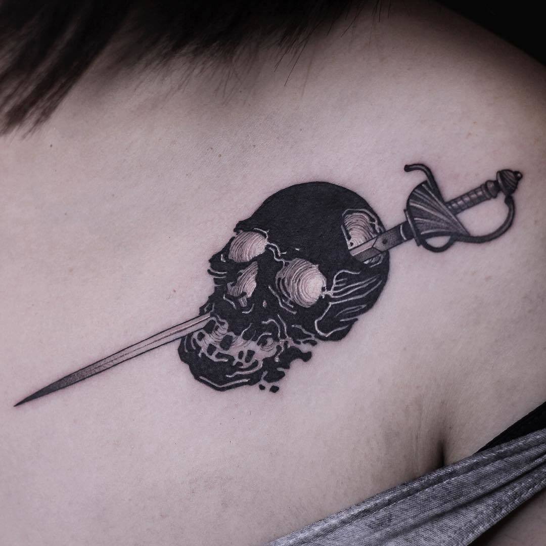 schoentatto's tweet photo. #skulltattoo https://t.co/i5bsYkmlsK