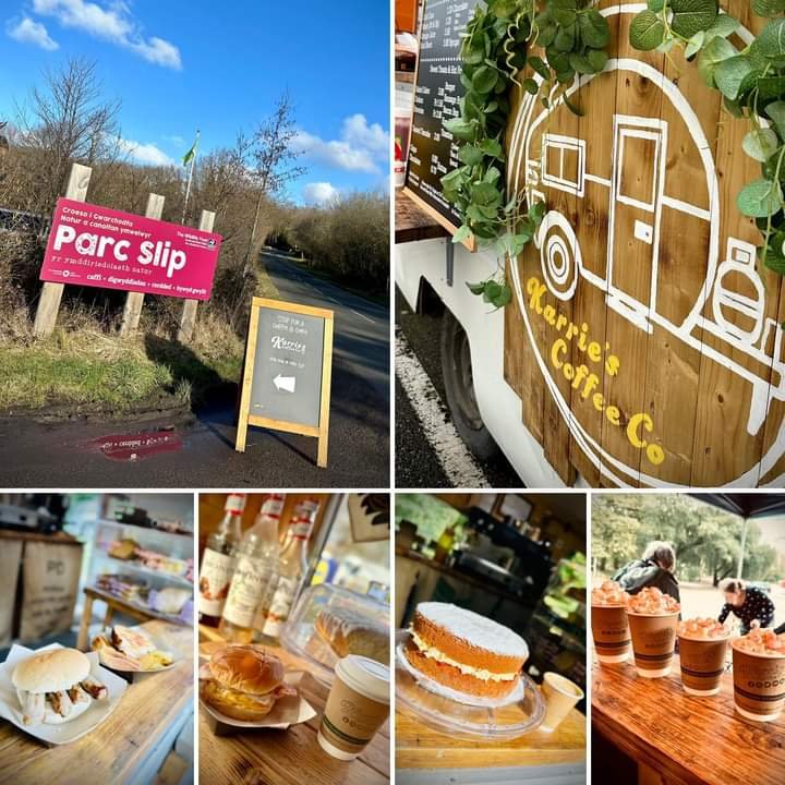 Karrie's Coffee will be back with us here at Parc Slip from 10am 14th Feb. So make it a date ! Wednesday - Sunday 5 days a week. Coffee, cake & more #PSVC #Karriescoffee 🍵☕ 🎂