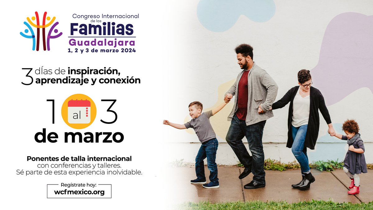 TVAztecaJalisco's tweet photo. Comienza a pensar en la integración de tu familia y conoce #CIFAM👨👩👧👦, donde estarán presentes especialistas nacionales e internacionales impartiendo conferencias y talleres para todas las edades 🤩 Adquiere tus boletos a través de https://t.co/nKpO9ESI6X 📲 Podemos cambiar el mundo: familia por familia 🥰