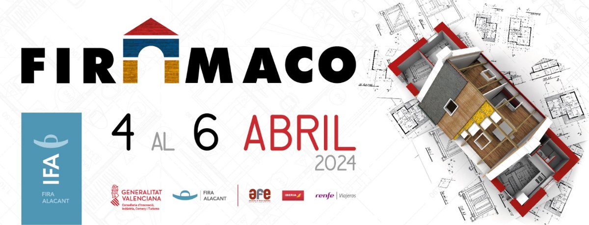 obrasinsignia's tweet photo. Del 4 al 6, en @IFA_Feria #Alicante se celebra #Firamaco, Salón de Materiales de #Construcción, Reforma, Rehabilitación y Ahorro Energético. https://t.co/siA7AyNhnH