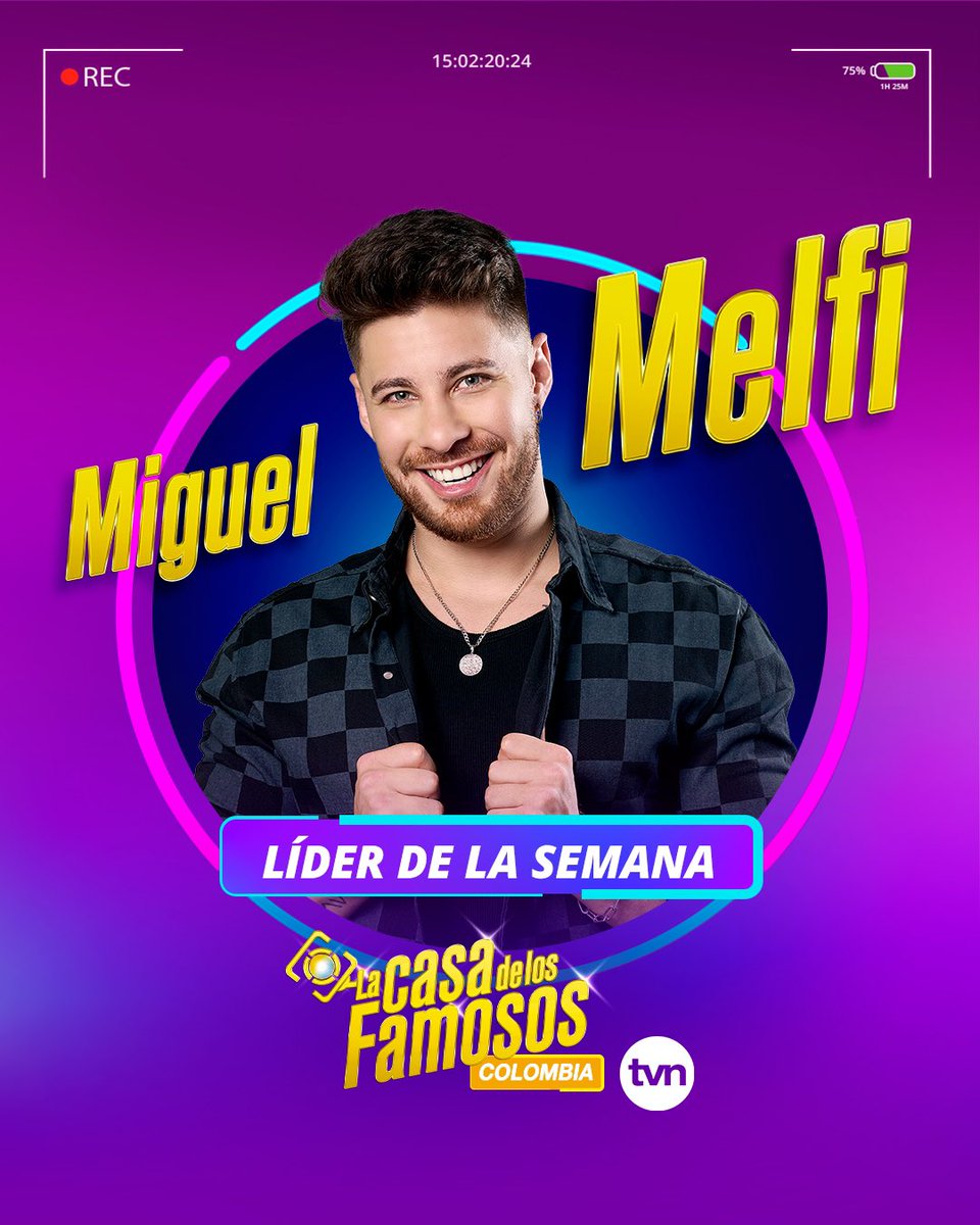SEGUNDO LÍDER DE LA SEMANA 🔥🔥🔥 @miguelmelfi 

¿Desde donde estás disfrutando de #Lacasadelosfamososcol?

#
