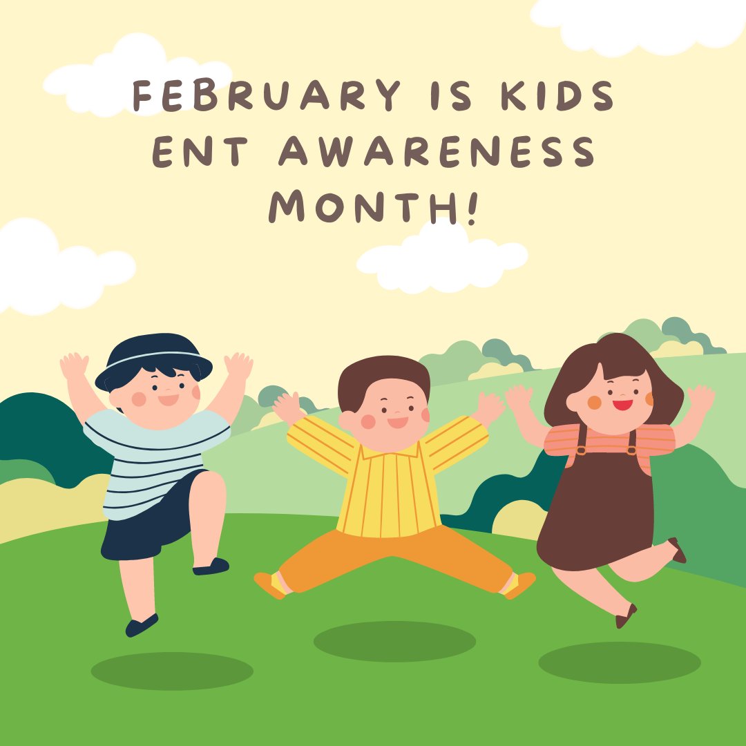 Did you know that February is #kidsentawarenessmonth? #ENT