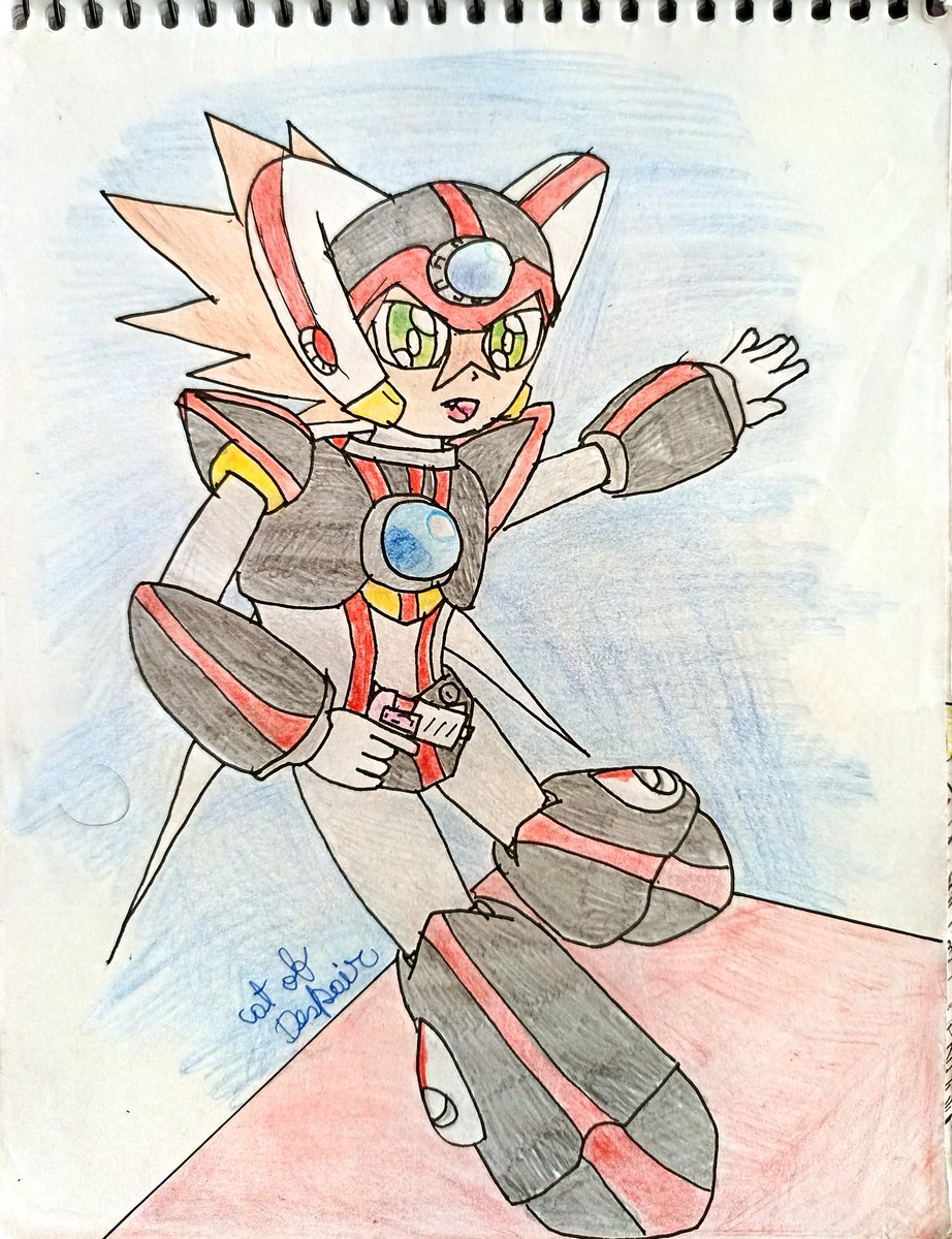 cookiezetsubo's tweet photo. Axl (アクセル)
Un dibujo simple y antiguo.
#MegaMan #ロックマン #MegaM https://t.co/ShaajjkaTP