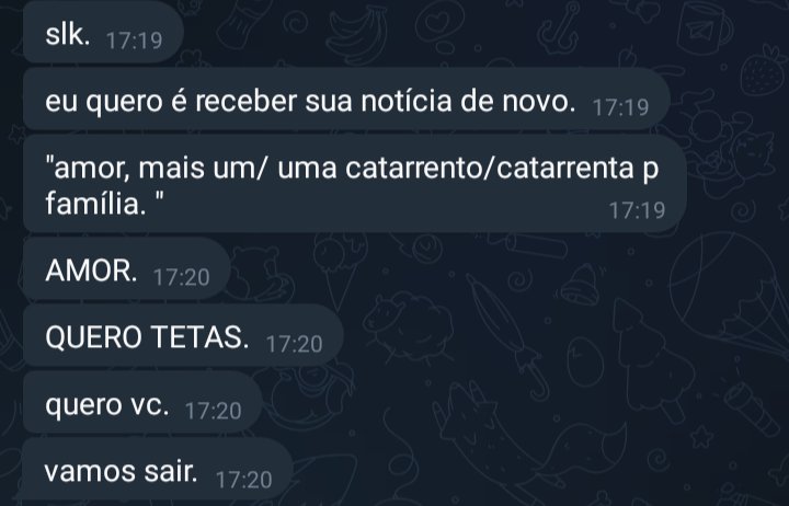 Bernardo é a pessoa mais aleatória que eu já vi