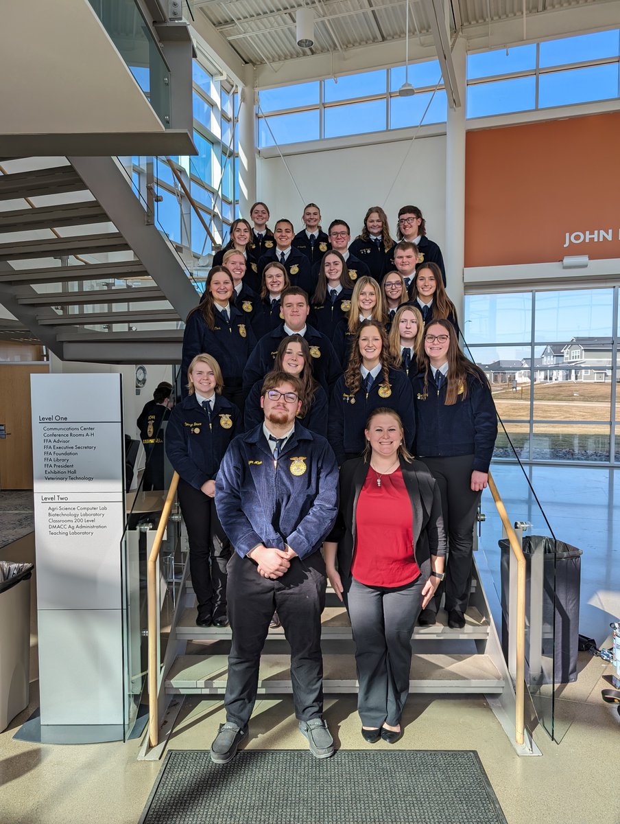 BF_FFA's tweet photo. 22 members competed in the North Sub Districts Contest today @ the FFA Enrichment Center.
 6 contests advanced to Districts!
Districts will be held on March 2nd @ McCombs Middle School in Des Moines.
 It was a great day to be a Bluejay! https://t.co/fmAV1qRSGe