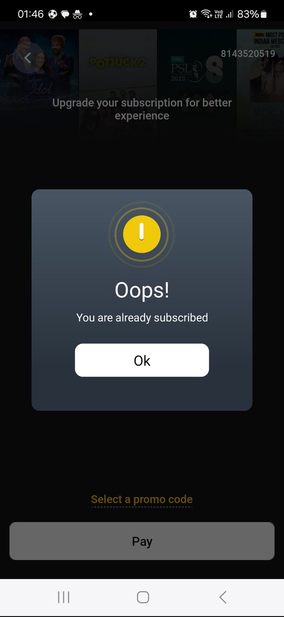ARK8055's tweet photo. @SonyLIV Same issue again.. @SonyLIV please fix this soon https://t.co/iTPdMaAEzO