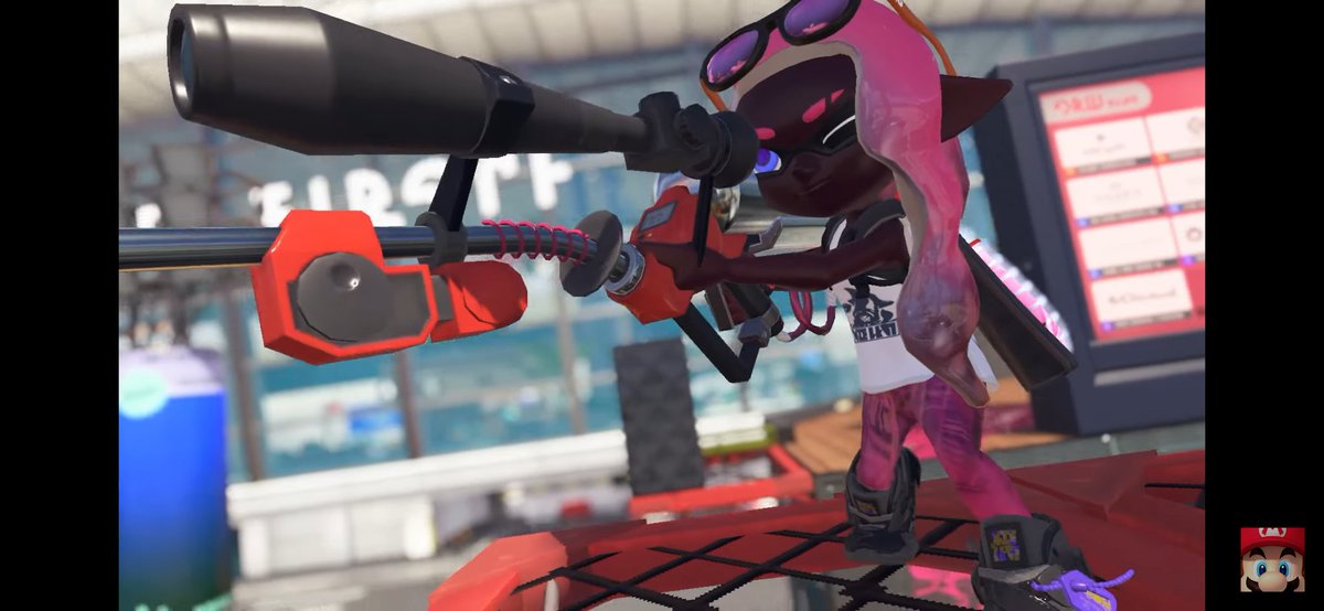 drunkfur's tweet photo. Not sure if anyone else has noticed this yet on the Splatoon Fresh Season 2024 trailer, we are getting another gear adjustment option!! Looks like certain eyewear can be worn on the forehead instead! 😎👍
#splatoon3 https://t.co/h9svGkBK0T