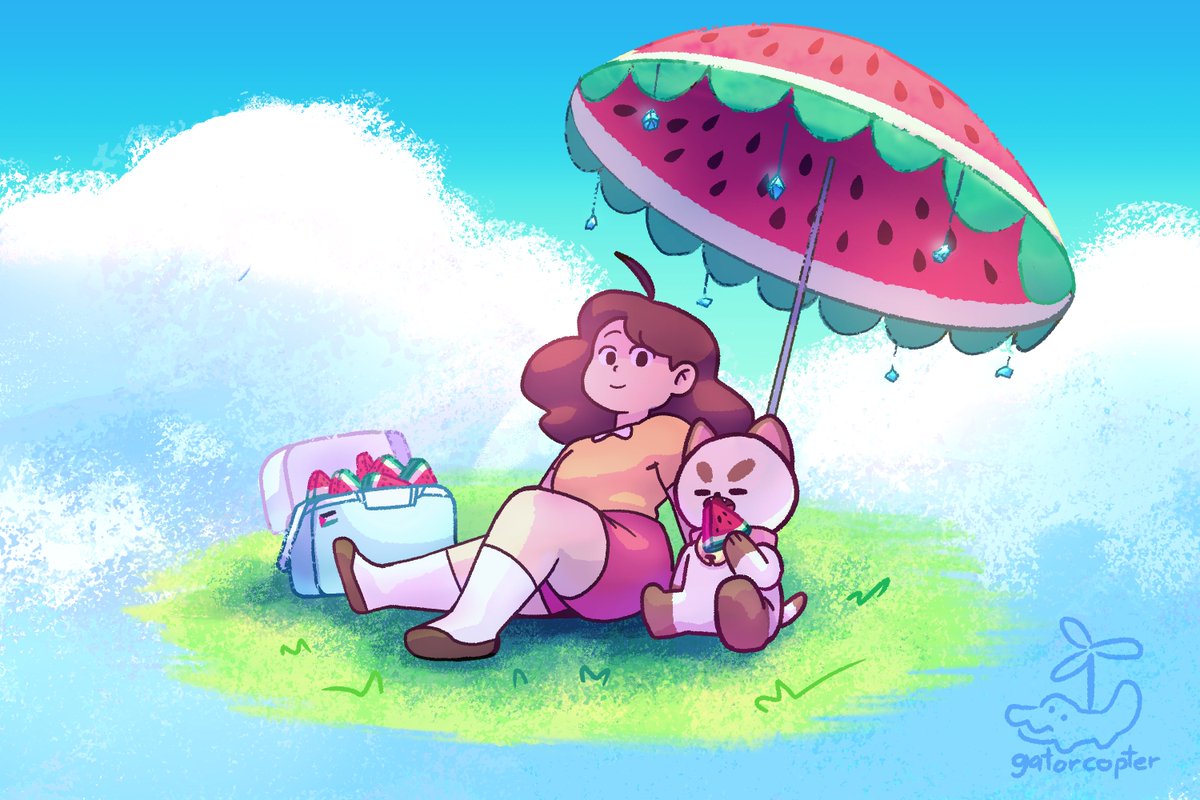 bee and puppycat say #FreePalestine 🍉 putting some resources below