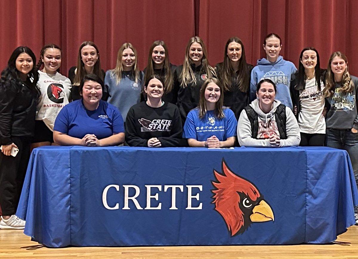 We are so proud of your hard work and dedication over the years!!! Bethany is getting a great player and person! We are so excited for you!!