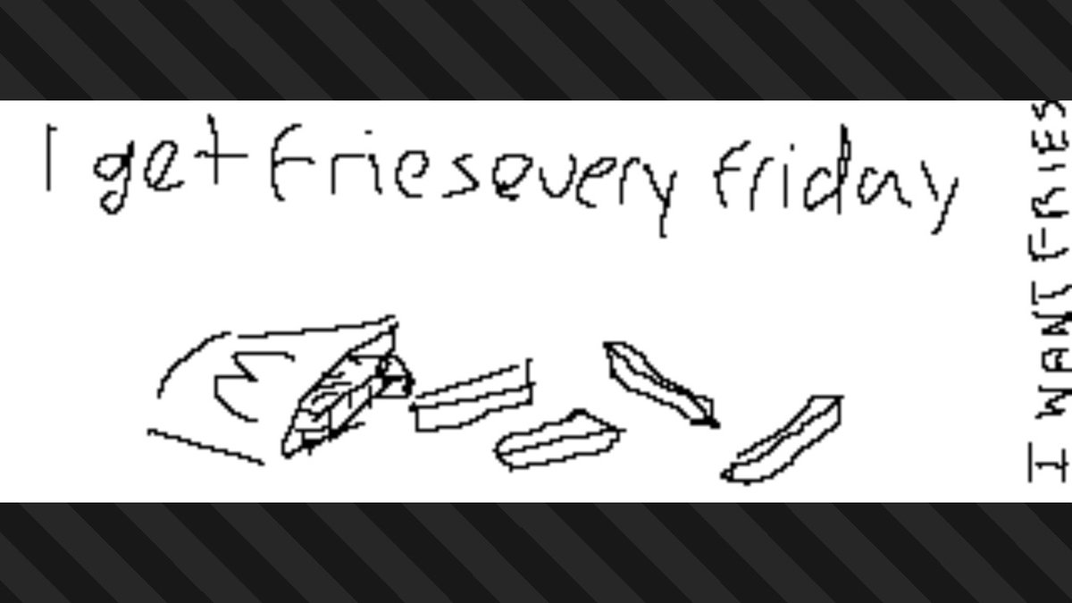 Agent_Rand0m's tweet photo. #Splatoon3 #NintendoSwitch i love fries https://t.co/6rugS4oynU