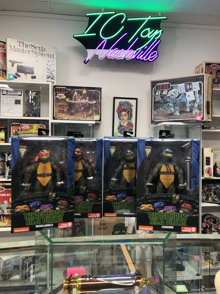 🎶 Turtles in a half shell, Turtle Power! 🎶

#toystore #tmnt  #teenagemutantninjaturtles #neca #necatoys #WeBuyToys #WeShip #icToys @ICCCNashville