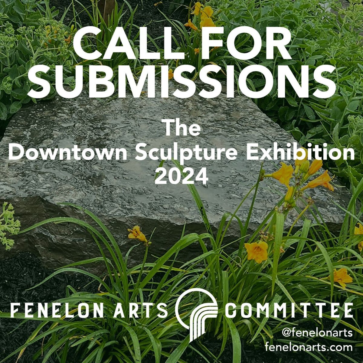 💥📢 CALL FOR SUBMISSIONS!
The Downtown Sculpture Exhibition 2024 in Fenelon Falls. 
Visit the website for complete details: fenelonarts.com