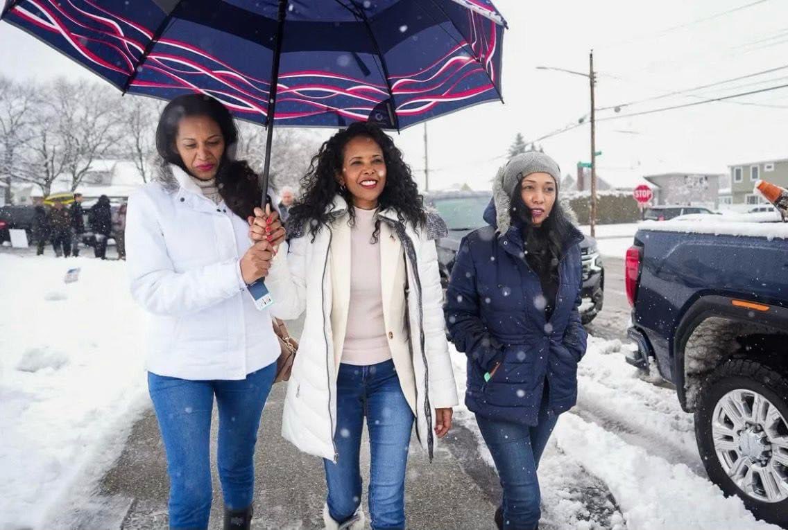 Sister power! I am very happy that my sisters, Liz and Tisga, flew in from Israel to join me for this important election day. Thank you to my sisters for supporting me in all my endeavors. Polls are open through 9pm. Vote at your regular polling location!