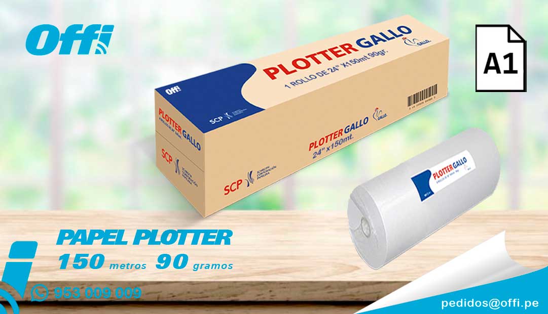 Offi_pe's tweet photo. Papel Plotter A1 150m 90gr Caja 1 rollo Gallo 🏗️
https://t.co/MoDEOLO7Zq 👈
#PapelA1 #PapelPlotter #PapelBondA1
Distribuidor de útiles, equipos y suministros de oficina en Apurimac Abancay Andahuaylas Antabamba Aymaraes Cotabambas Grau y Chincheros. Envíos a todo el Perú. https://t.co/d8VJqkAyzs