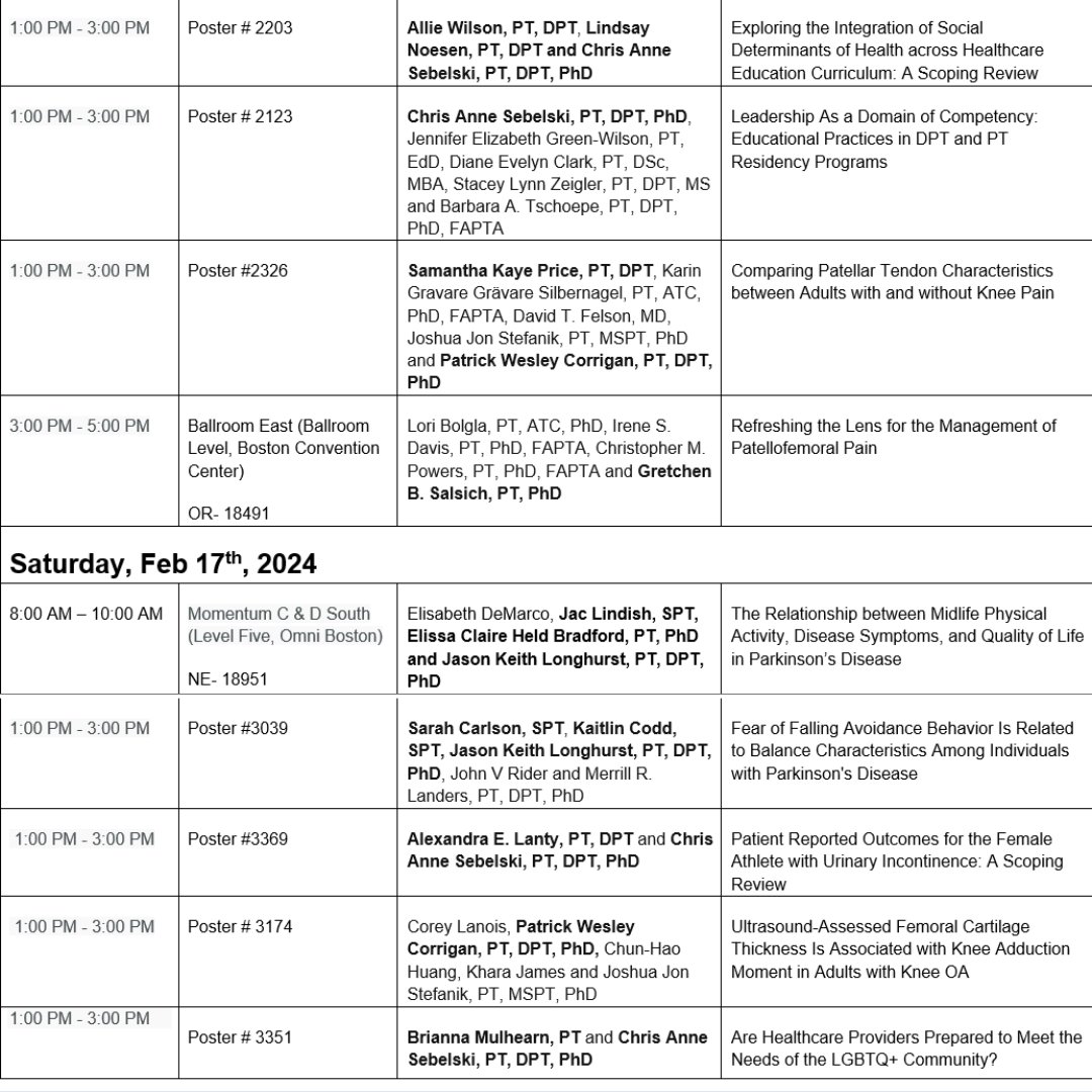 It's CSM Week!! Come by and say hello to the SLU Faculty, Residents, and Graduates at the various presentations during CSM.  Also make sure to stop by the SLU Alumni event in the Omni hotel on Feb. 15th from 8pm-10pm. Scroll for the CSM 2024 schedule!
#SLUPT #DCHSlife