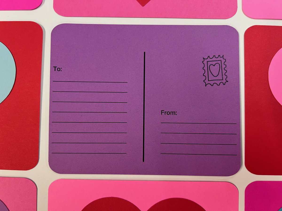 PhxLibrary's tweet photo. Brighten a loved one's day with a FREE postcard from Palo Verde Library. 💘 While supplies last! https://t.co/uTIpTB45Jw #PaloVerdeLibrary #PhoenixPublicLibrary #Phoenix #PHX https://t.co/qBCuxRM2Bn