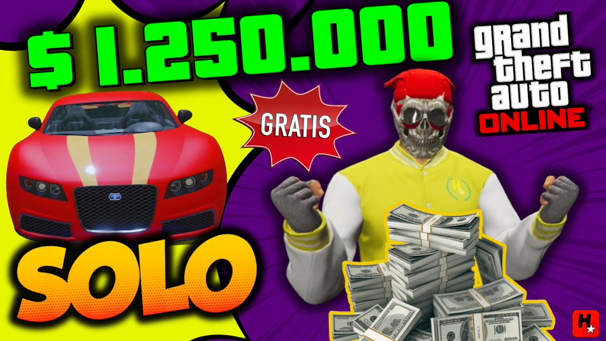 huntersplayers's tweet photo. Como Ganhar Milhões no GTA 5 Online +1 Carro Grátis (SOLO) https://t.co/HivvymPkuJ #GTAOnline #huntersclan https://t.co/cntv4LsSqS