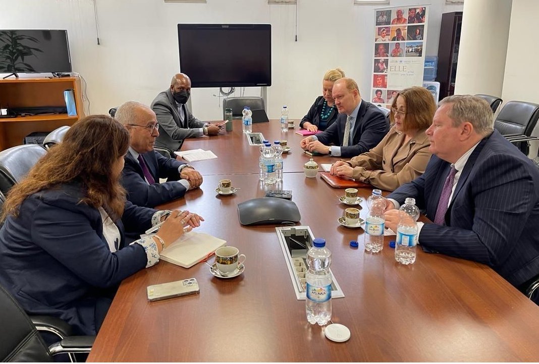 Bureau of African Affairs (@asstsecstateaf) on Twitter photo .<a href="/USAMBSudan/">USAMBSudan</a> John Godfrey, SEHOA Mike Hammer, and I had a productive meeting with <a href="/Lamamra_UN/">Ramtane Lamamra</a> on the sidelines of the 37th AU Summit in Addis Ababa. We discussed multilateral efforts to end the conflict, deliver humanitarian assistance to Sudanese in need, and support formation .<a href="/USAMBSudan/">USAMBSudan</a> John Godfrey, SEHOA Mike Hammer, and I had a productive meeting with <a href="/Lamamra_UN/">Ramtane Lamamra</a> on the sidelines of the 37th AU Summit in Addis Ababa. We discussed multilateral efforts to end the conflict, deliver humanitarian assistance to Sudanese in need, and support formation