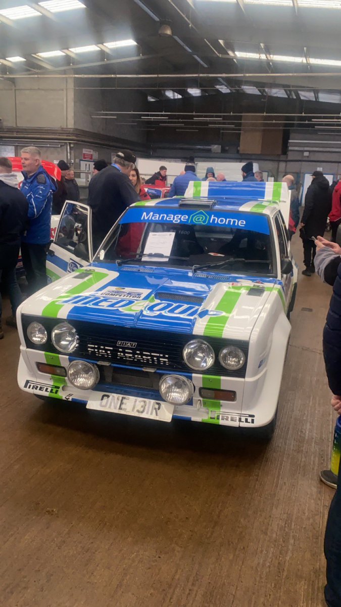 A very wet Riponion Stages in Yorkshire in the Fiat 131…! An Engine oil leak put an end to our event after stage 1.. #fiat #fiat131abarth #abarth #rally