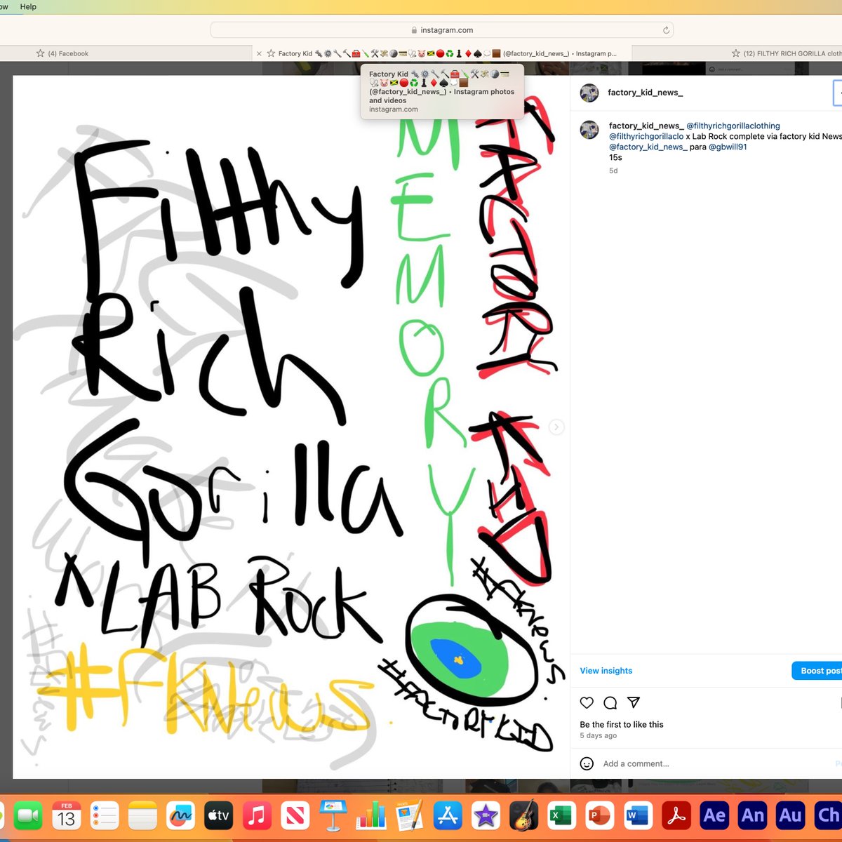 FRGClothing's tweet photo. @FRGClothing
Filthy Rich Gorilla x Lab Rock complete via factory kid News  para
@MikeSteedGang https://t.co/C6P2W4A8vv https://t.co/6ZBvANvHTK