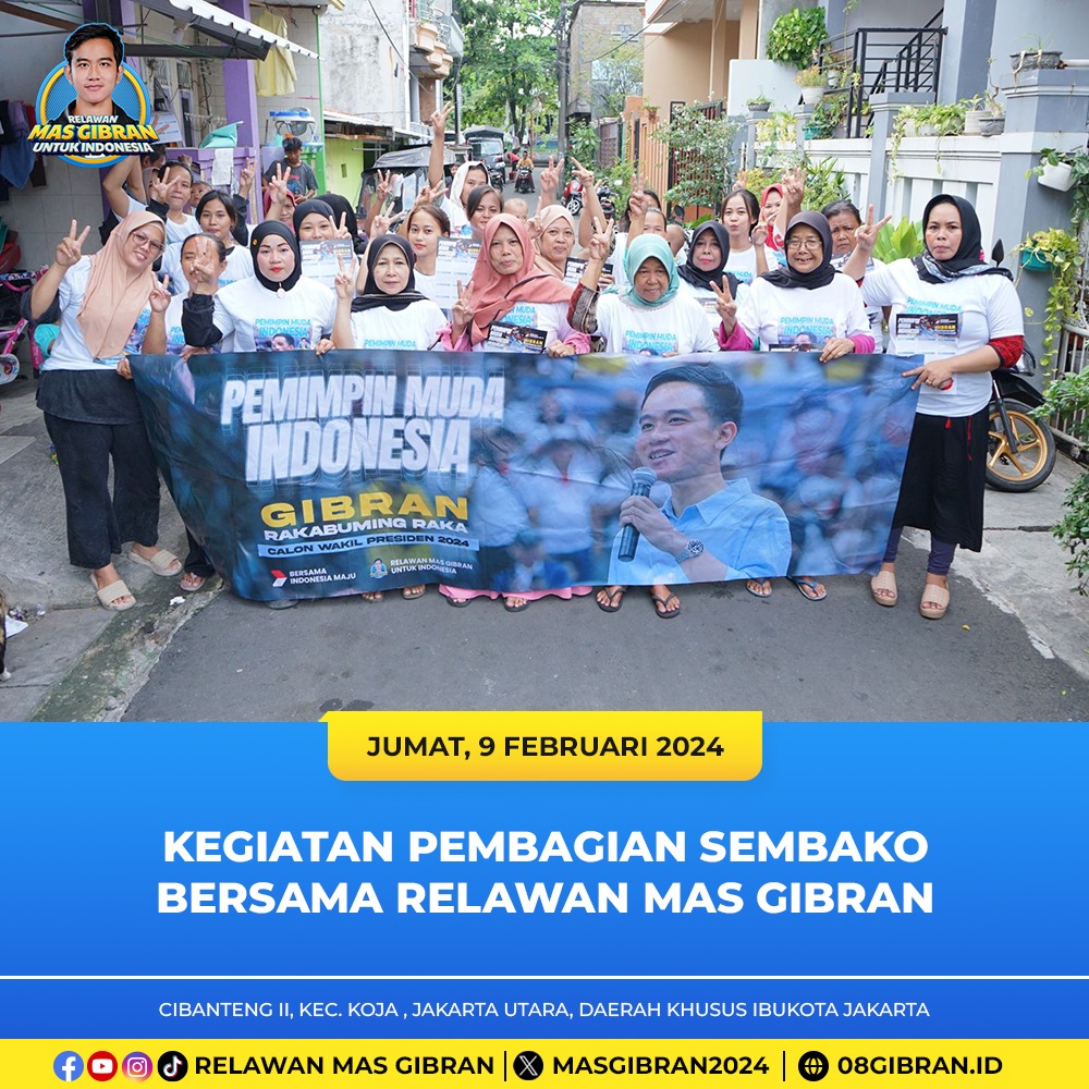 masgibran_id's tweet photo. Momen yang tak terlupakan bersama relawan Mas Gibran, satu hati, satu tekad untuk mewujudkan perubahan yang berarti bagi masyarakat.

#RelawanMasGibran
#MasGibranUntukIndonesia
#gibranrakabumingraka
#prabowogibran
#prabowo
#gibran https://t.co/oE1CVUdGT2