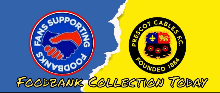 Big thanks again to all fans who donated at tonights game  supporting local food pantry’s , and to the leek town player for his donation . Hunger doesn’t wear club colours 👍⁦<a href="/PrescotCablesFC/">Prescot Cables FC</a>⁩