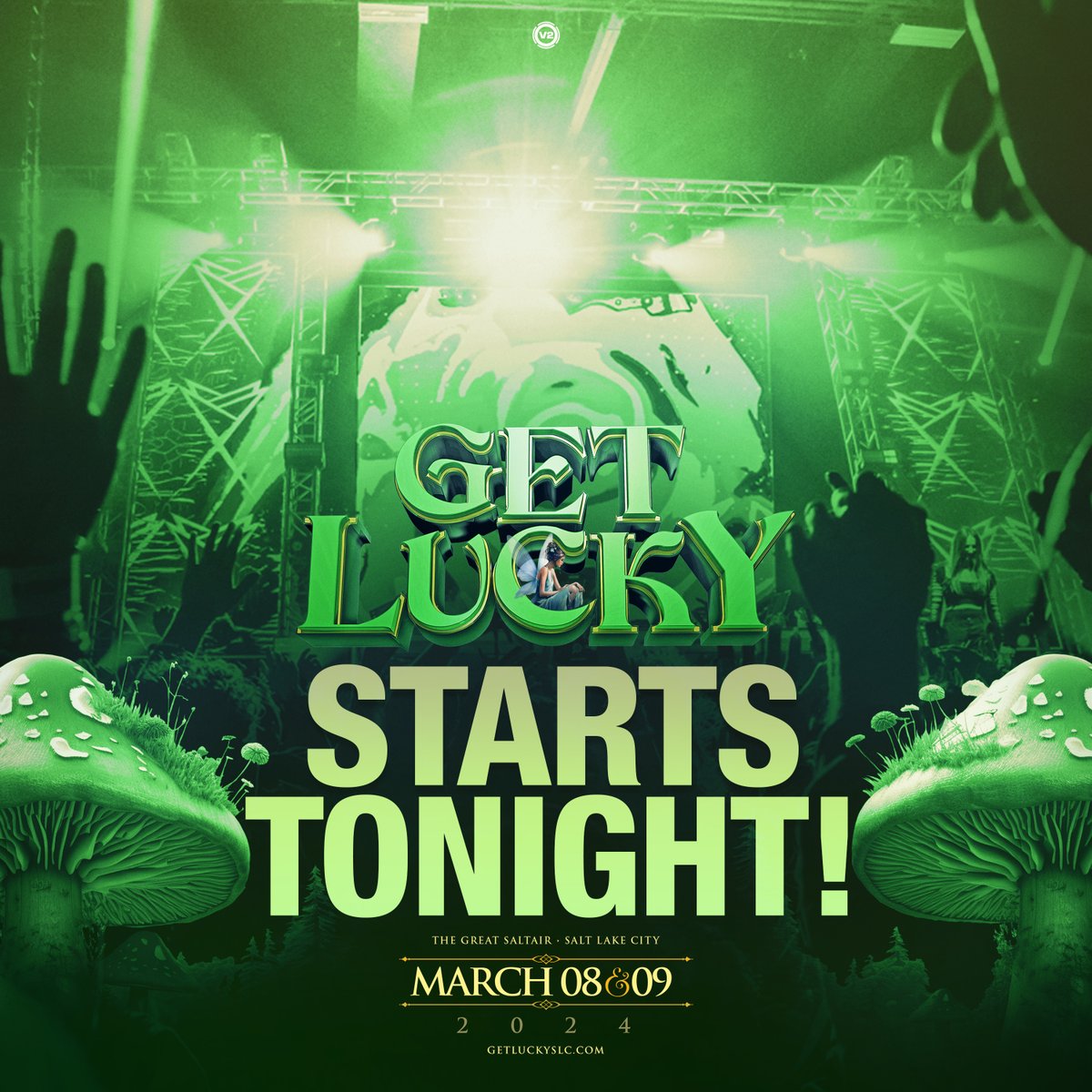 It is finally time for us to embark on an enchanted journey to find the most enchanted weekend of the year: Get Lucky Festival 2024! 🍀✨🌈

2 Day x Single Day x VIP Passes → getluckyslc.com