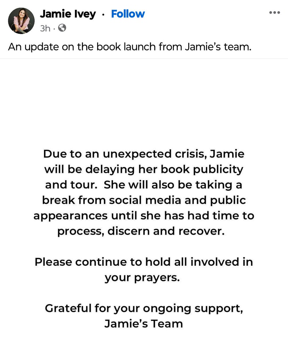 Listen, it's not Jamie's fault. Her husband did her wrong. Big time. But HOW MANY TIMES are the couples spouting gender roles as marriage advice actually living in garbage marriages? It's becoming cliche. 
Comps need to stop selling lies.