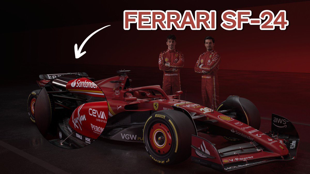 todoformula1's tweet photo. Descubre el Ferrari SF-24 que promete devolver la gloria a la Scuderia 🏁

https://t.co/Cx99yU4TSI https://t.co/TH6lf8VfAO