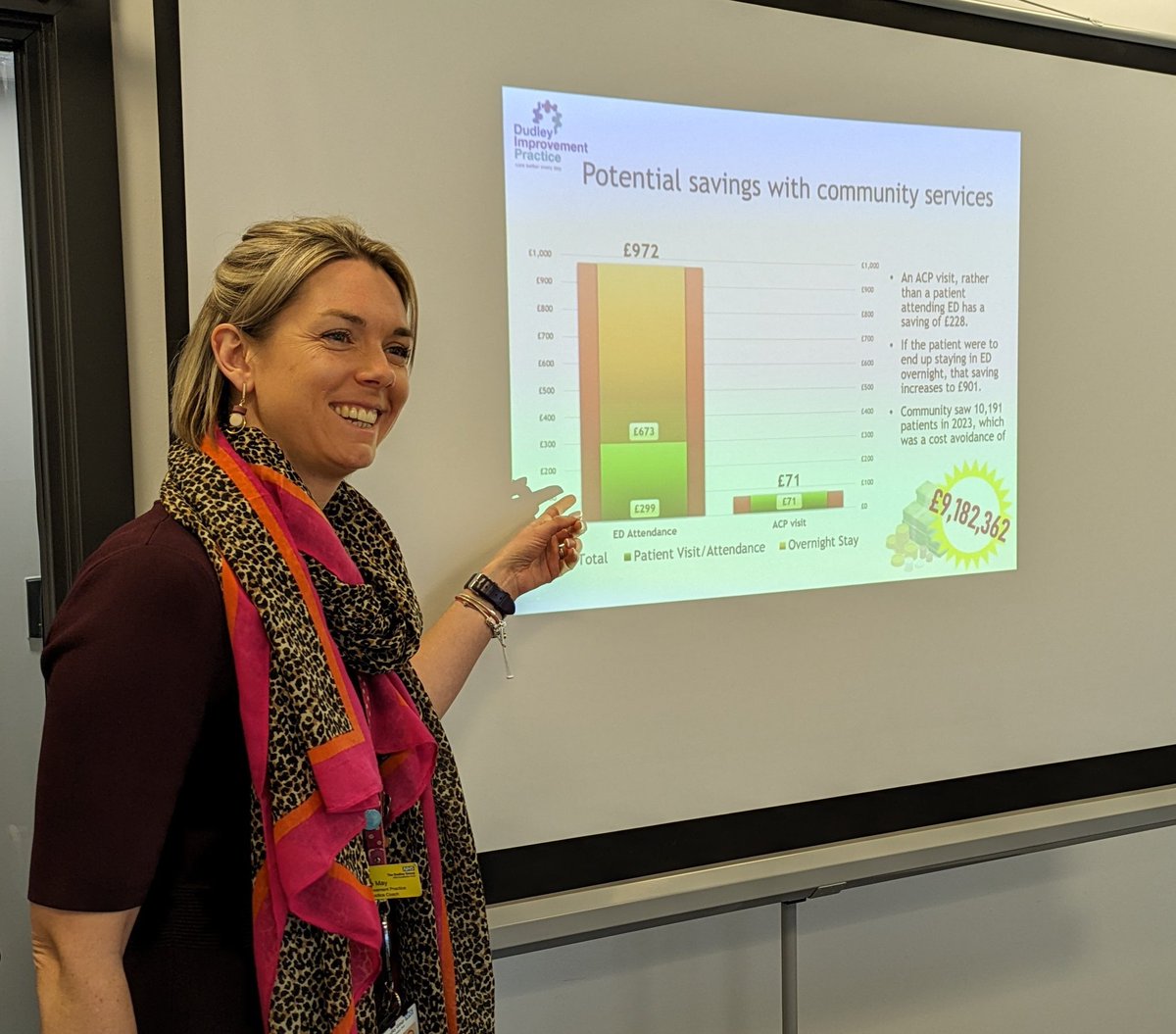 Uplifting handover presentation from @catherinemay_22 to the community team today after an amazing year supporting dedicated and compassionate healthcare professionals who look after our Dudley citizens out of hospital. Celebrate success. Community first, hospital when necessary.