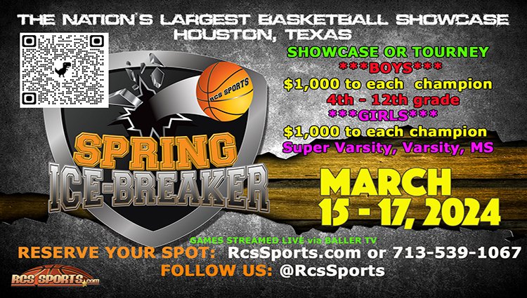 Spring Ice Breaker (March 15-17). We are donating $$$$ to various grassroots programs.  
Revenue sharing at its finest.
Hit the QR code to reserve your spot!