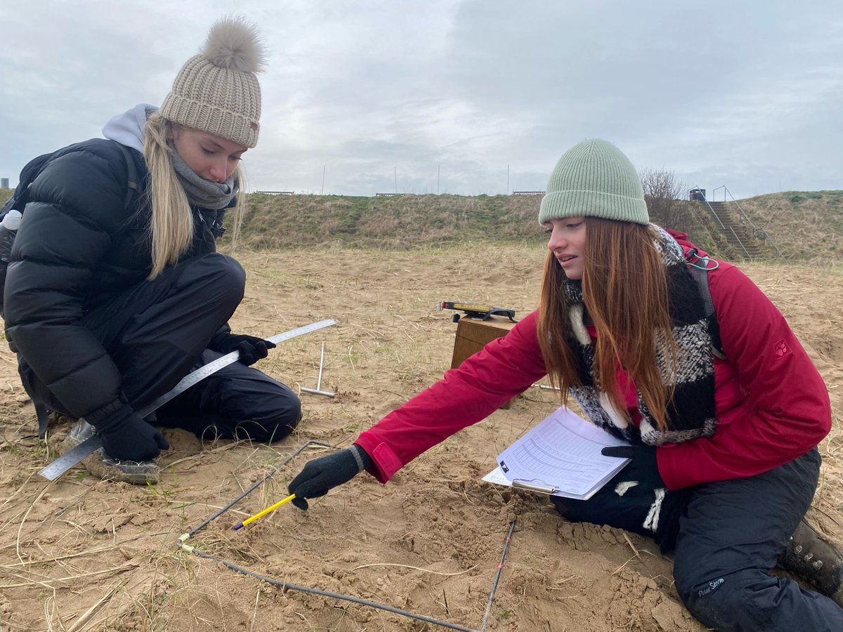 DHSfG_Science's tweet photo. More work completed by our Sixth Form Biologists investigating sand dune succession on the Yorkshire coast with @CranedaleCentre https://t.co/DynLSE833j