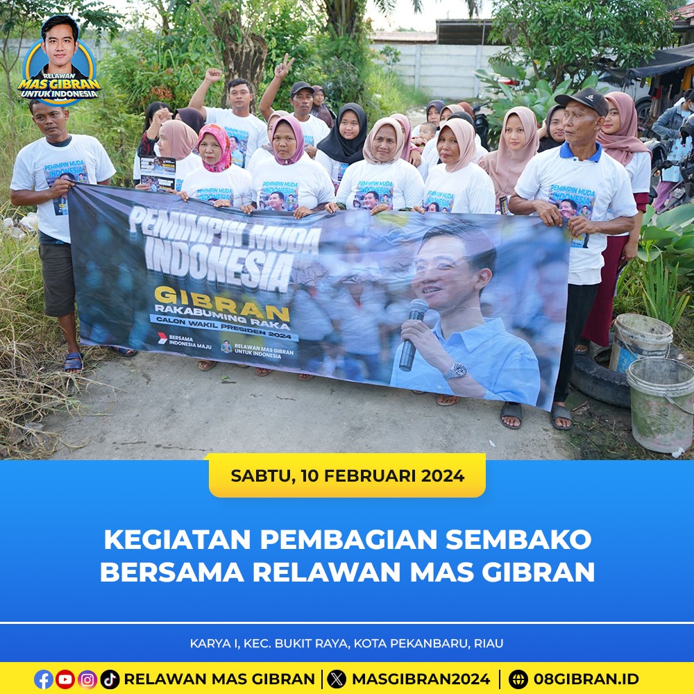 masgibran_id's tweet photo. Dalam kegiatan bersama relawan Mas Gibran, tercipta sinergi kebaikan yang tidak hanya menggerakkan tangan, tetapi juga menyentuh hati yang membutuhkan.

#RelawanMasGibran
#MasGibranUntukIndonesia
#gibranrakabumingraka
#prabowogibran
#prabowo
#gibran https://t.co/dRaM9j0XgG
