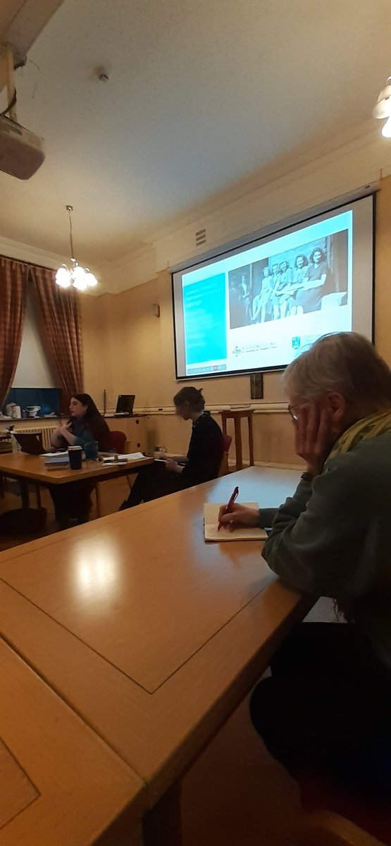tmartinwalsh's tweet image. Wonderful talk by @DeirdroFoley on economic necessity: Irish women at work, c. 1965 _1990 this evening @HistoryatMIC @WHAIreland