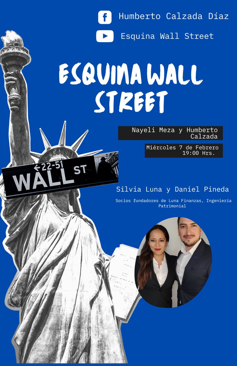 EsquinaWs's tweet photo. ⚡️En unas horas comienza #EsquinaWallStret 📷 nos acompañan Silvia Luna y Daniel Pineda.

Socios fundadores de @Luna_Asesores_ , con quien platicaremos sobre finanzas en pareja, en un programa especial por el día del amor ♥️ ¡No te pierdas la transmisión! https://t.co/2UEhznOjDA