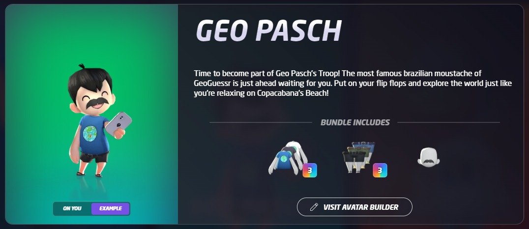 geo_pasch's tweet image. GALERAAA, agora eu tenho um avatar no @geoguessr!

Muito feliz de deixar uma marca que representa a comunidade brasileira dentro do jogo!

achei que ficou uma fofura 😊