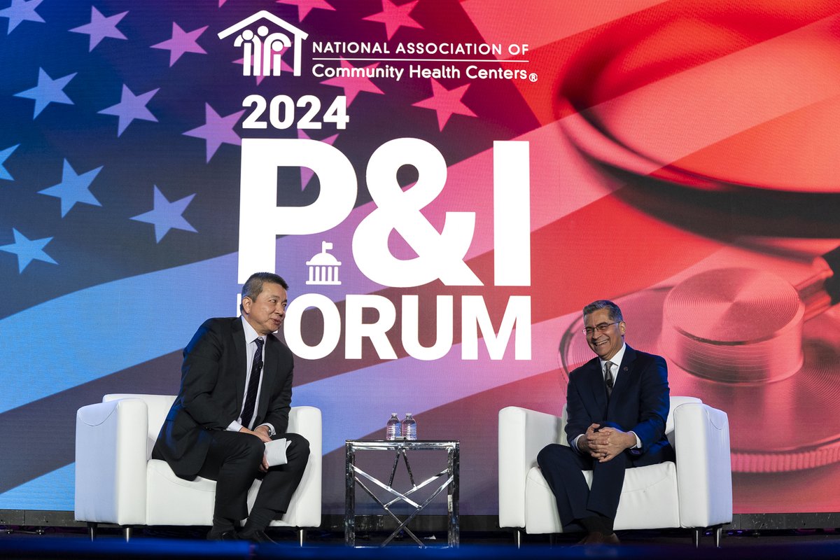 Great to speak at <a href="/NACHC/">NACHC</a>’s Policy &amp; Issues Forum.

Community Health Centers are on the front lines of health care, helping to ensure that everyone has access to quality care – something the Administration cares deeply about, and something I have personally worked on for decades.