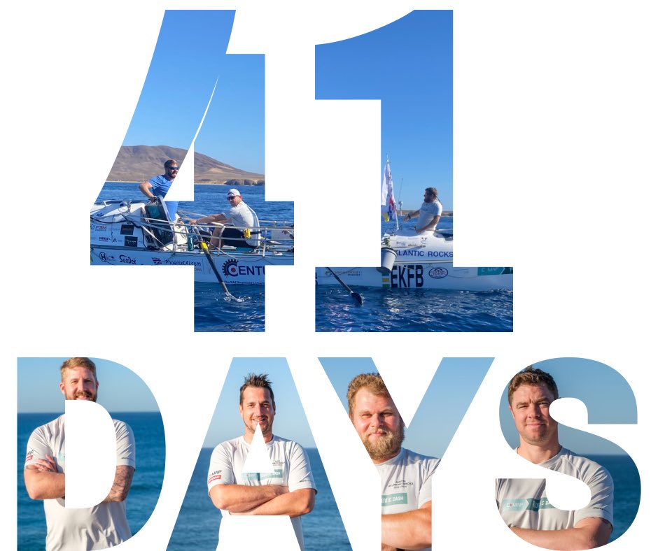 41 days at sea! Temps have been reaching an intense 26° & getting hotter!Current windless conditions means there’s no escaping intense heat 🥵 but they are used to overcoming adversity, pulling together & looking out for one another. JG link below ⬇️ justgiving.com/crowdfunding/a…