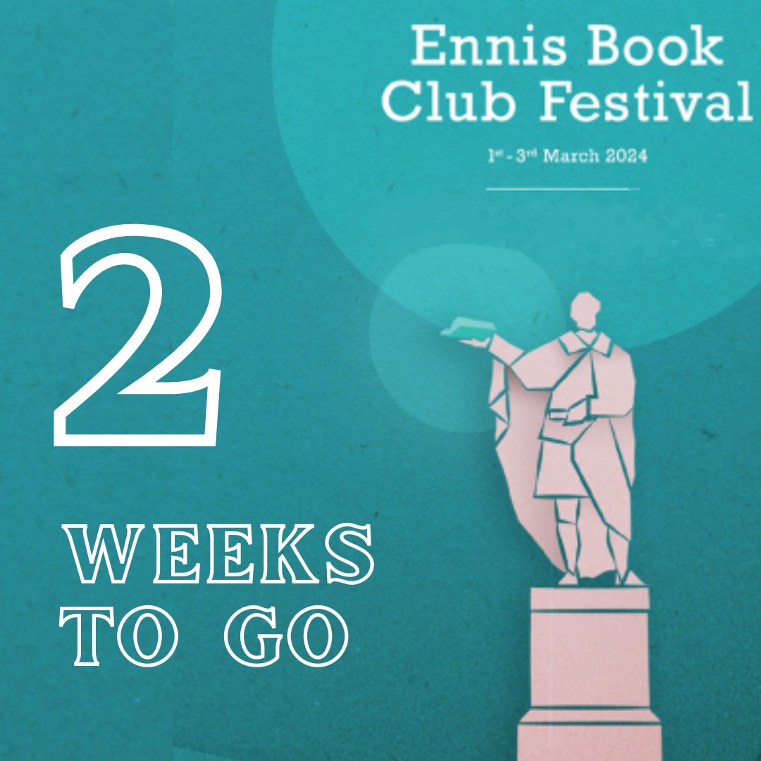 #EBCF2024 (our 18th!) festival starts Fri Mar 1st &amp; many events will be sold out in advance, so book your tickets now at ennisbookclubfestival.com/events-2024/ or on 065 6843103.

Almost half of our events, incl all events for Children and Young Adults, are free, but pre-booking still required.