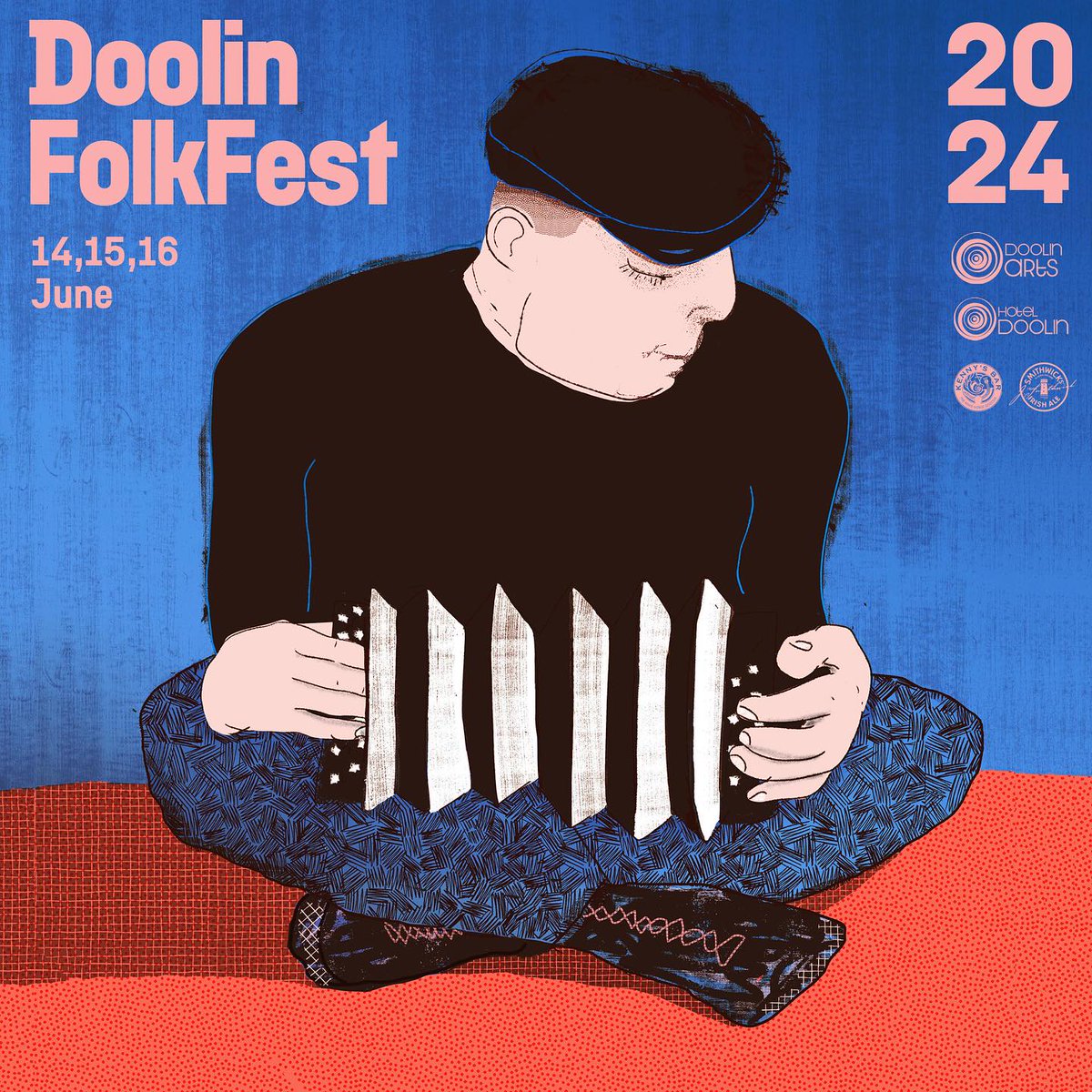 First #DoolinFolkFest24 lineup announcement. Over 3 days from 14-16 JUN '24. Weekend tkts now on sale doolinarts.ie