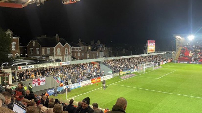 1,300 Derby County fans have made the 400+ mile round trip to Exeter tonight 

Quality support 👏 #DCFC