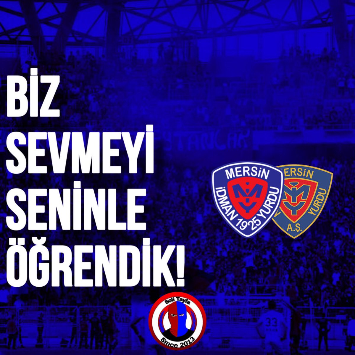 SoliTayfaDevils's tweet photo. Tek Sevdamız, Soylu Kavgamız…

#SevgililerGünü #MersinİdmanYurdu https://t.co/Pg5MFHF2yc