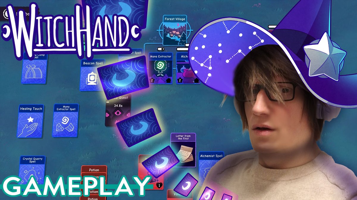 GameplayMonste1's tweet photo. Start Own Witch Coven - Witch Hand Gameplay
https://t.co/d03pmY0riN
#gamedev #indiegame #indiegames #Gameplay #Steamworks #pcgaming #indie #WitchHand https://t.co/RHpun3Bwal