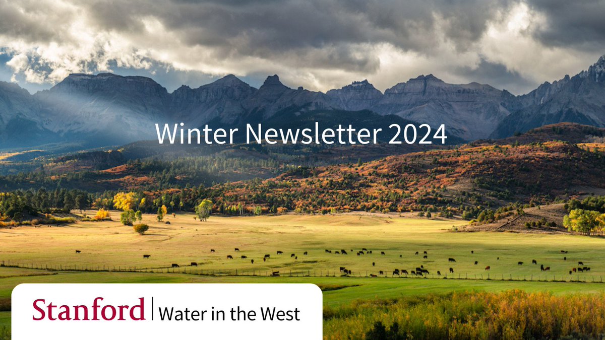 The latest news from Stanford's Water in the West program: Water rights in the #CORiver basin, how business & govt can partner to solve the #freshwater crisis, why we should treat #wastewater close to home, & more ➡️ bit.ly/4by1ISh #CAWater #CADrought #CAwx @westcenter