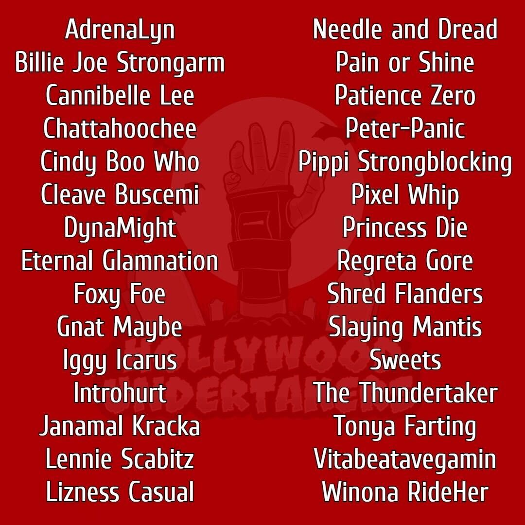 Make way for our brand new 2024 hometeams, the Poe's Punisherd and the Hollywood Undertakers! We are so excited to play some home team bouts this year- keep an eye out for the schedule! #rva