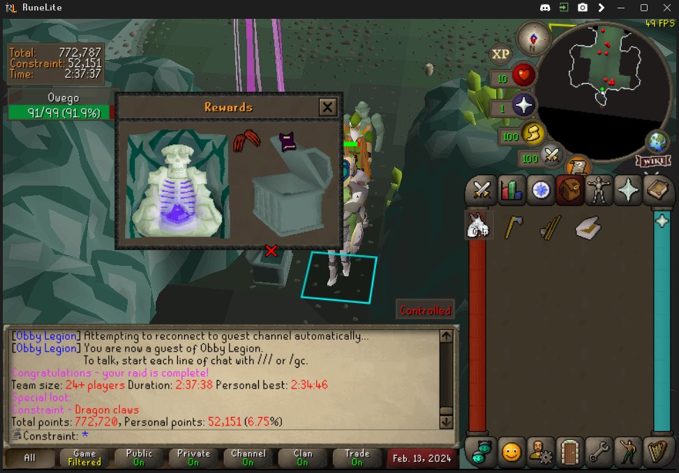 Second purple on the ironman! Thanks to pic, flying, and grin for helping me out with these!