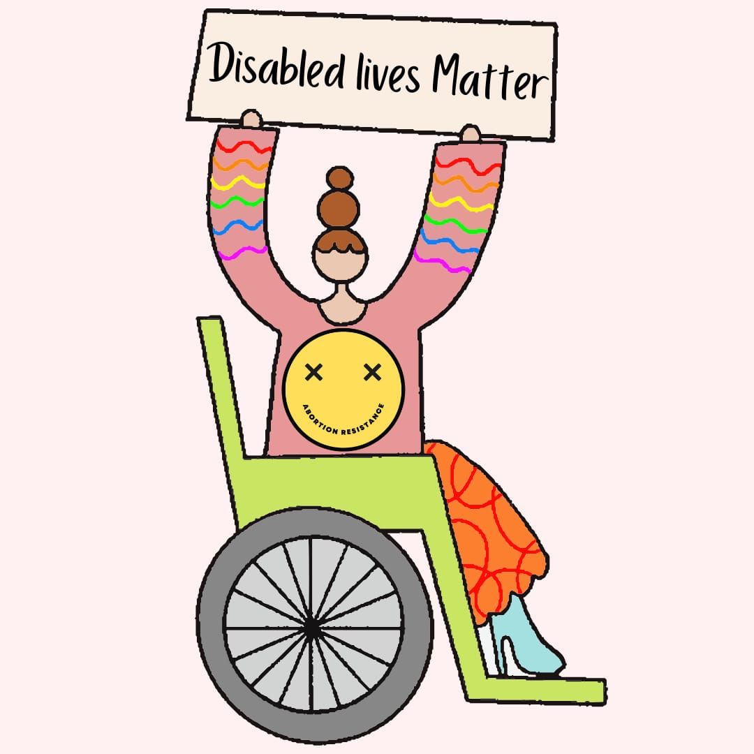 abortionresist's tweet photo. Abortion based on disability is discrimination. Disabled lives matter even in the womb. https://t.co/ytWB63MwaE