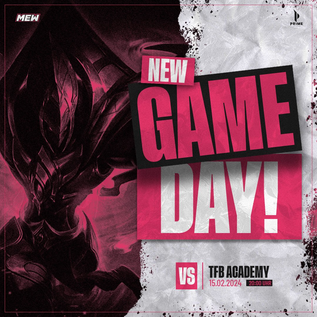 [#MewMAIN]

Sieg Nummer 2? Das dürfte doch kein Problem sein oder? 

🆚| <a href="/Team_FireBlade/">FireBlade</a> Academy
⏰| 20:00
📺| twitch.tv/mew_gaming_

#MEWPower