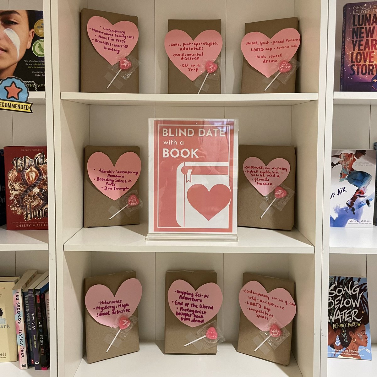 Hey teen readers, this Valentine’s Day go on a blind date with a book!
This is a fun way to pick your next read without judging a book by its cover!
#TeenTuesday #childrensbookbank #teenbookbank #yalit #torontocommunity #torontoyouth #torontoprograms #blinddatewithabook